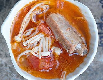 CANH SƯỜN NẤM KIM CHÂM